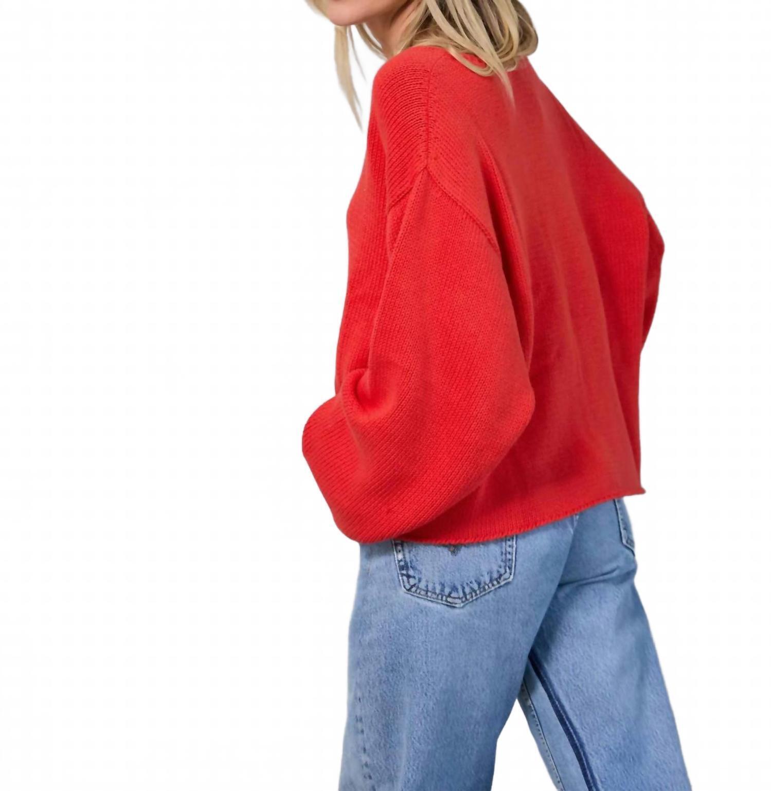 New Mamene Winona Sweater In Sunset — image 2 of 5